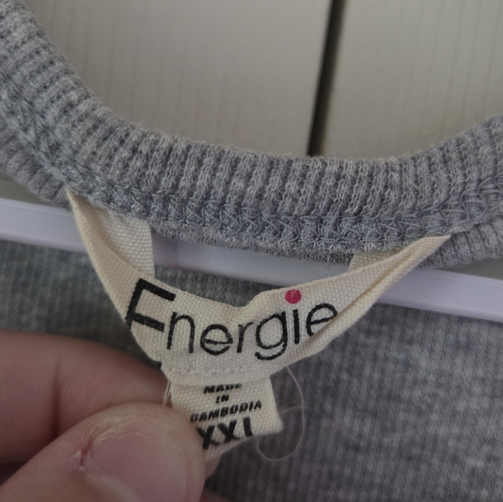 Gray Racerback Tank Top - Picture 2 of 3